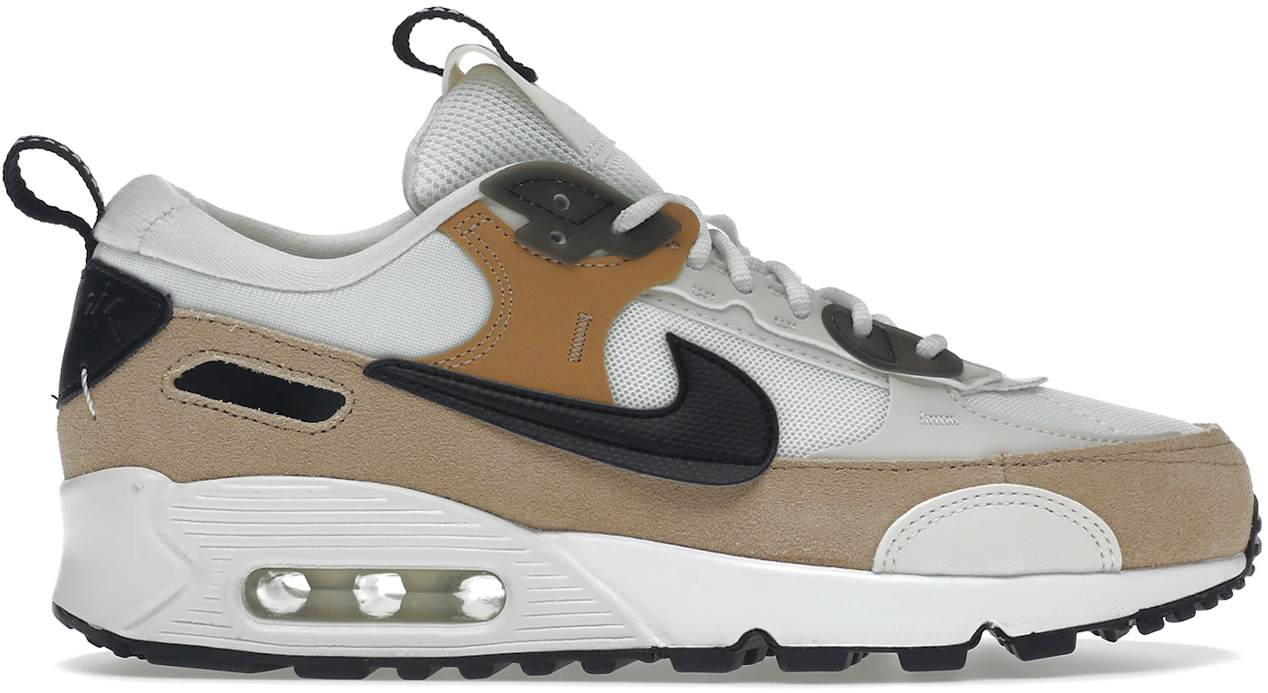 NIKE Air Max 90 Futura crystal-embellished leather and mesh sneakers