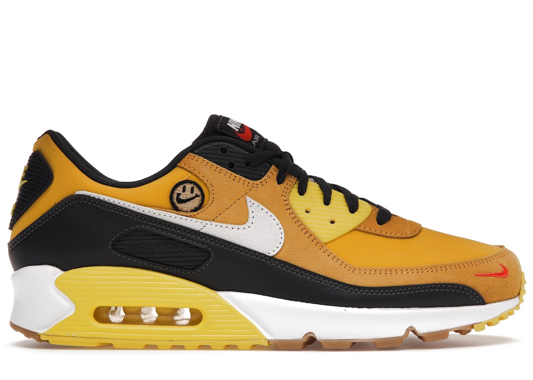 Pre-owned Nike Air Max 90 Go The Extra Smile In Pollen/anthracite-gum Light Brown-white
