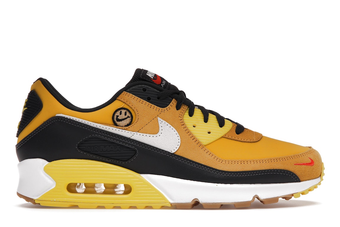 Pre-owned Nike Air Max 90 Go The Extra Smile In Pollen/anthracite-gum Light Brown-white