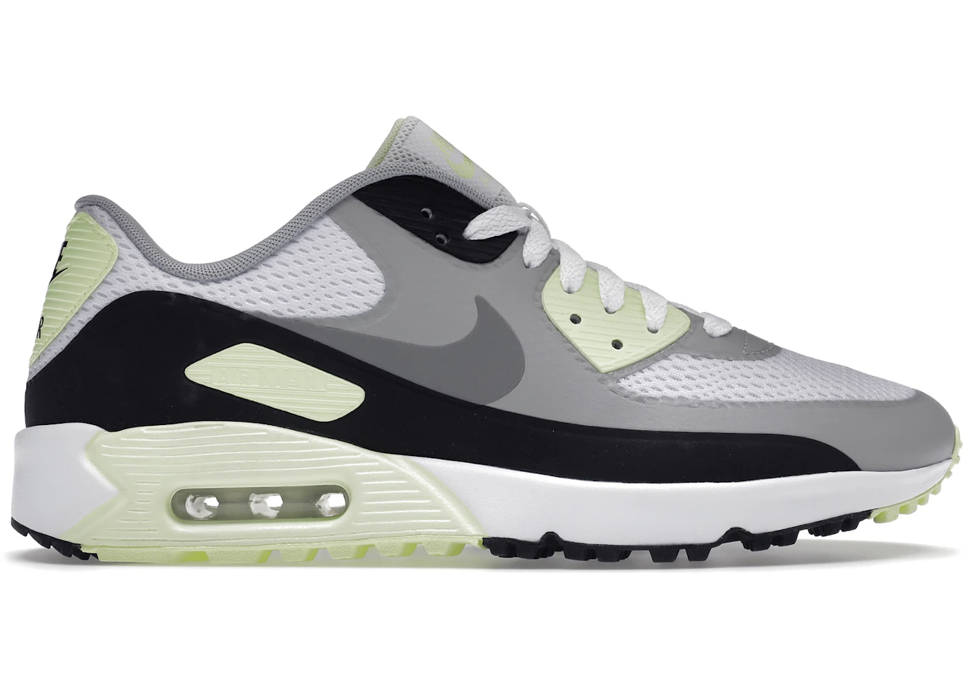 Nike Air Max 90 Golf White Particle Grey Barely Volt Men's
