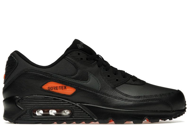 Nike Air Max 90 Gore-Tex Black Anthracite Safety Orange Men's