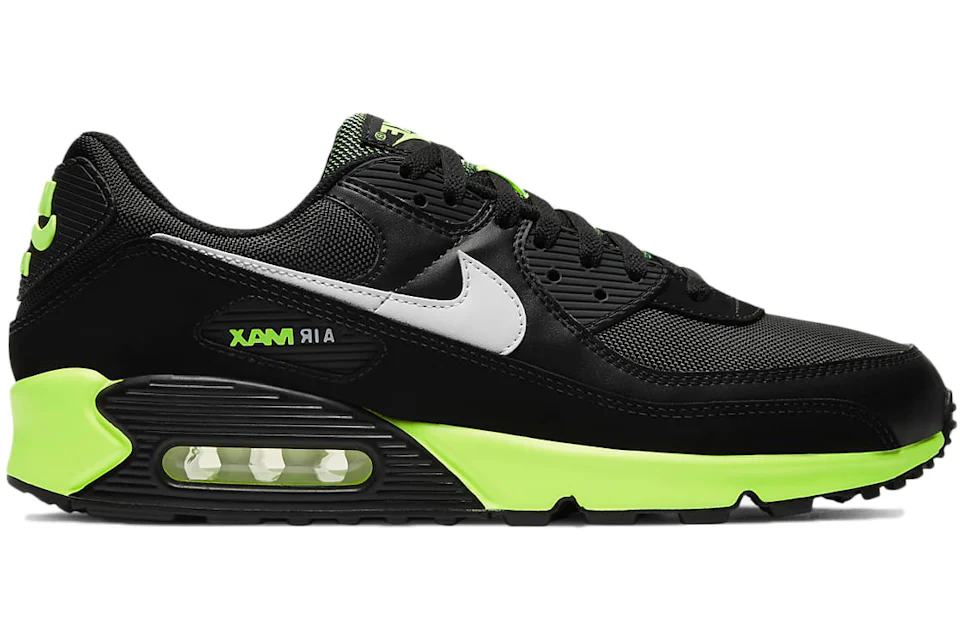 Lime green and black nikes Clearance