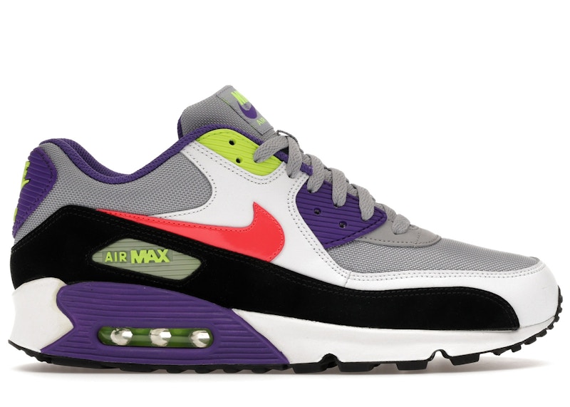 Men's Nike Air Max 90 I Am the Rules Sneakers in Wolf Grey/Solar Red/White