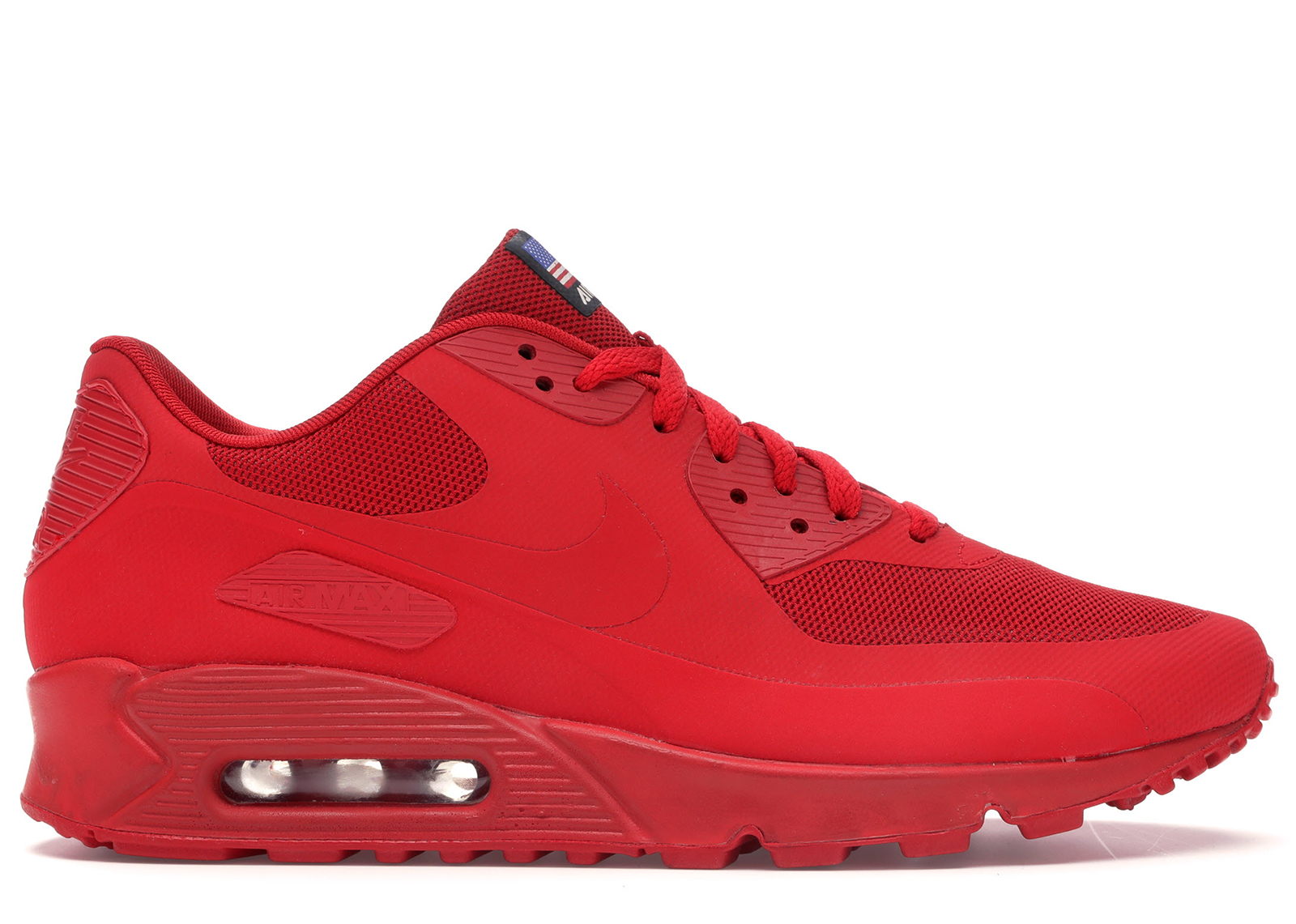Nike Air Max 90 Hyperfuse Independence Day Red علاج العين