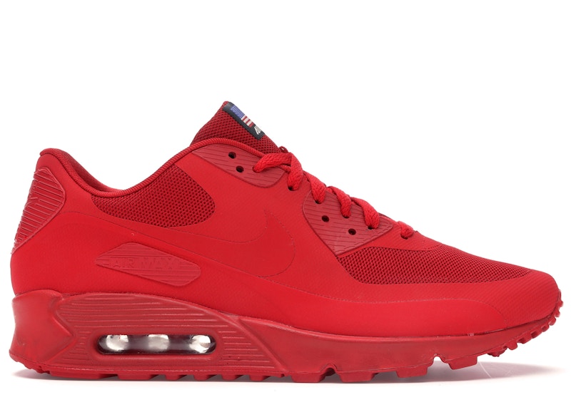 Nike Air Max 90 Hyperfuse Independence Day Red Men s 613841 660 US