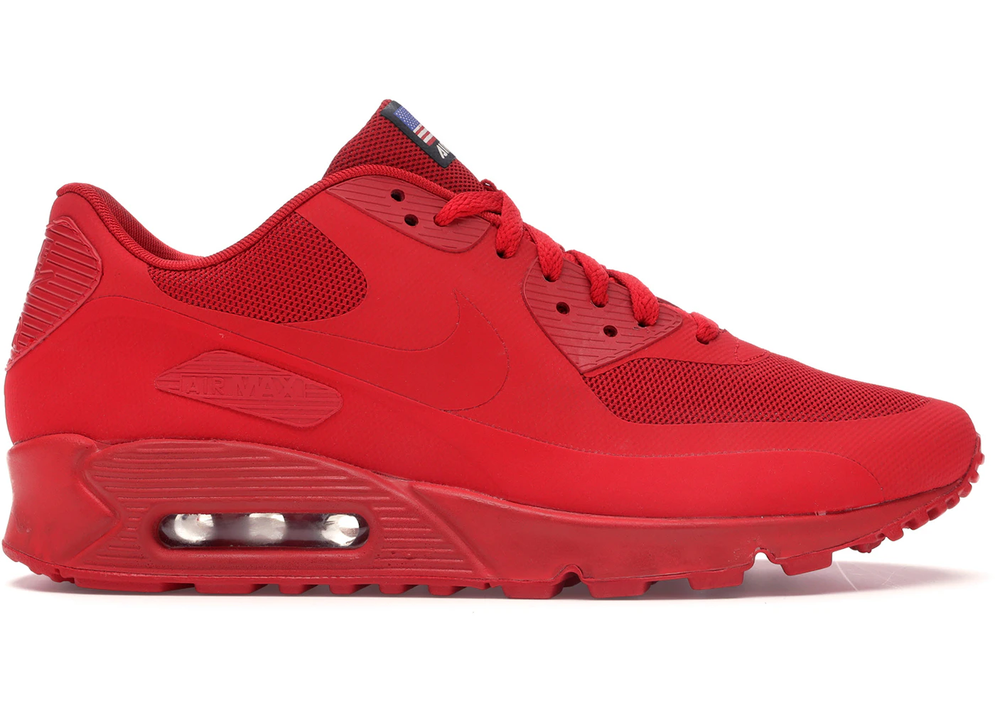 Nike Air Max 90 Hyperfuse Independence Day Red Men's 613841-660 GB