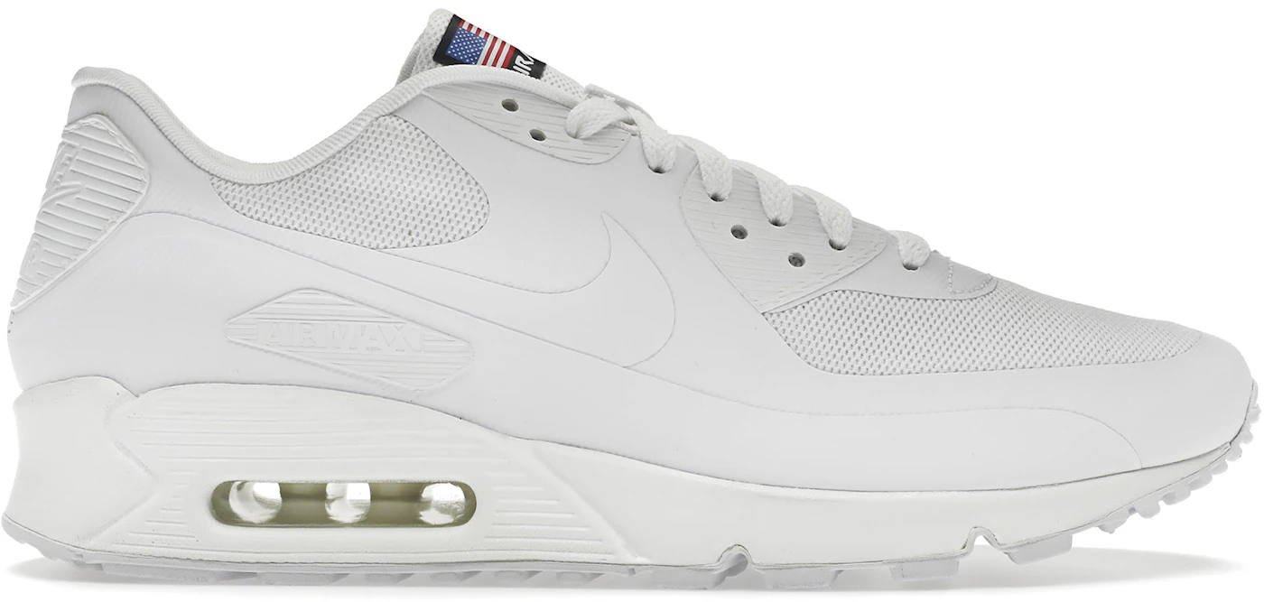 zorro Autor embrague Nike Air Max 90 Hyperfuse Independence Day White Men's - 613841-110 - US