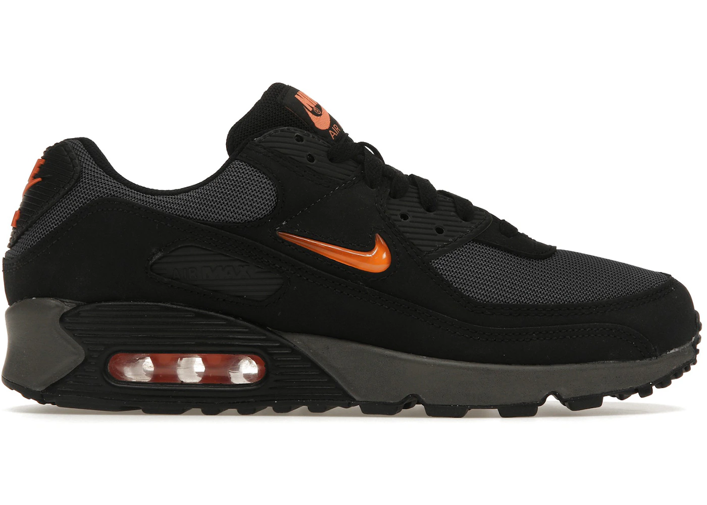 Nike Air Max 90 Jewel Black Safety Orange Men's - DX2656-001 - US