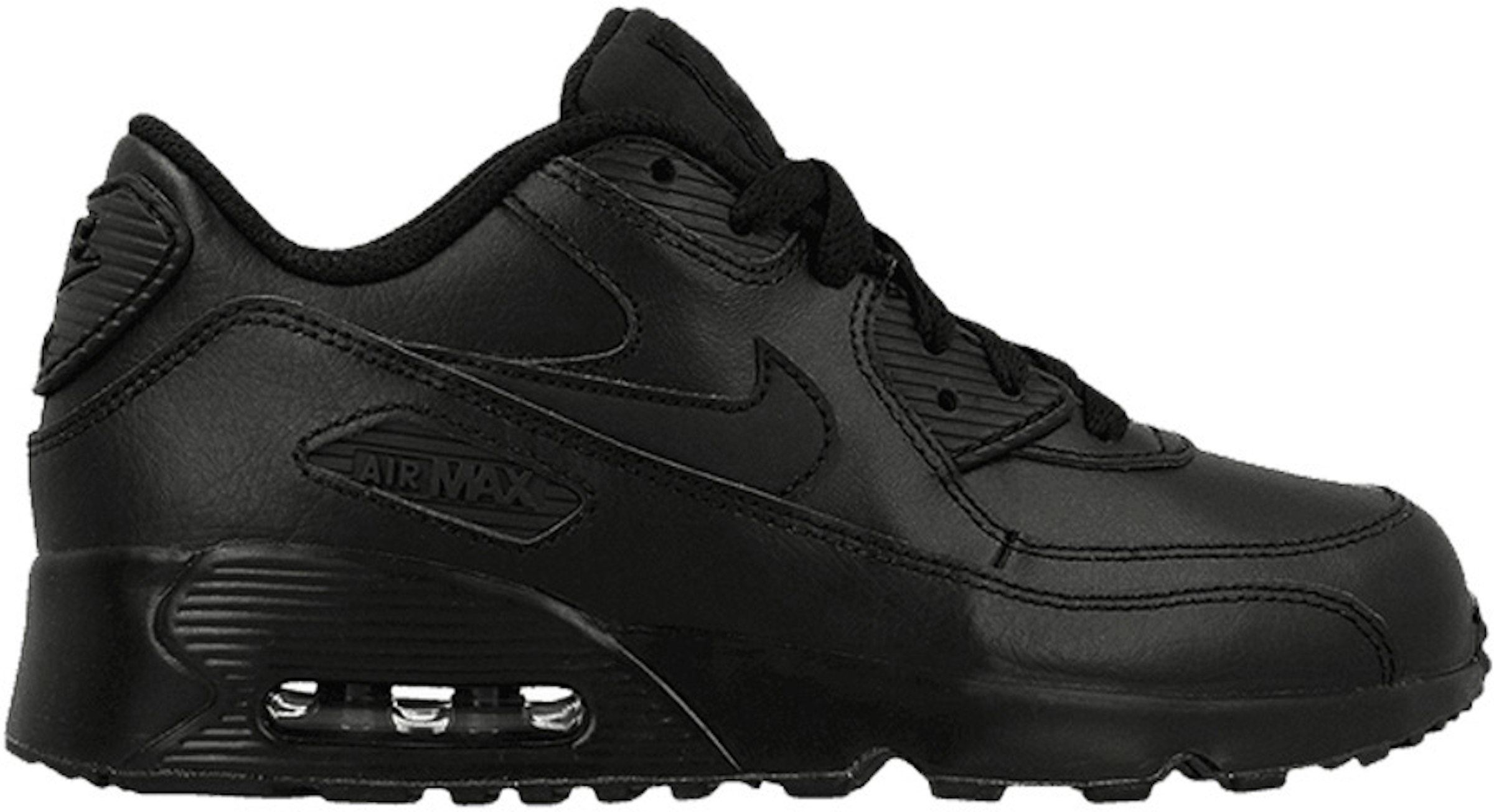 ocupado Revisión gesto Nike Air Max 90 LTR Black (PS) Kids' - 833414-001 - US