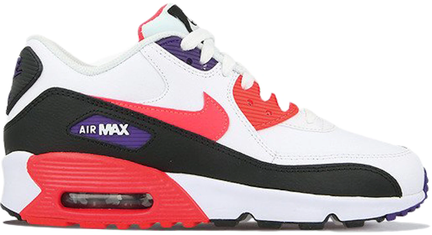 traidor Desigualdad Iniciar sesión Nike Air Max 90 LTR White Crimson (GS) Kids' - 833412-117 - US