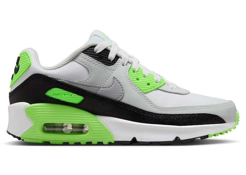 Nike Air Max 90 LTR White Photon Dust Lime Blast Light Smoke Nike Air Max 90 LTR White Photon Dust Lime Blast Light Smoke