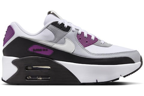 Nike Air Max 90 LV8 Blanco Bold Berry Wolf Grey Photon Dust (Mujer