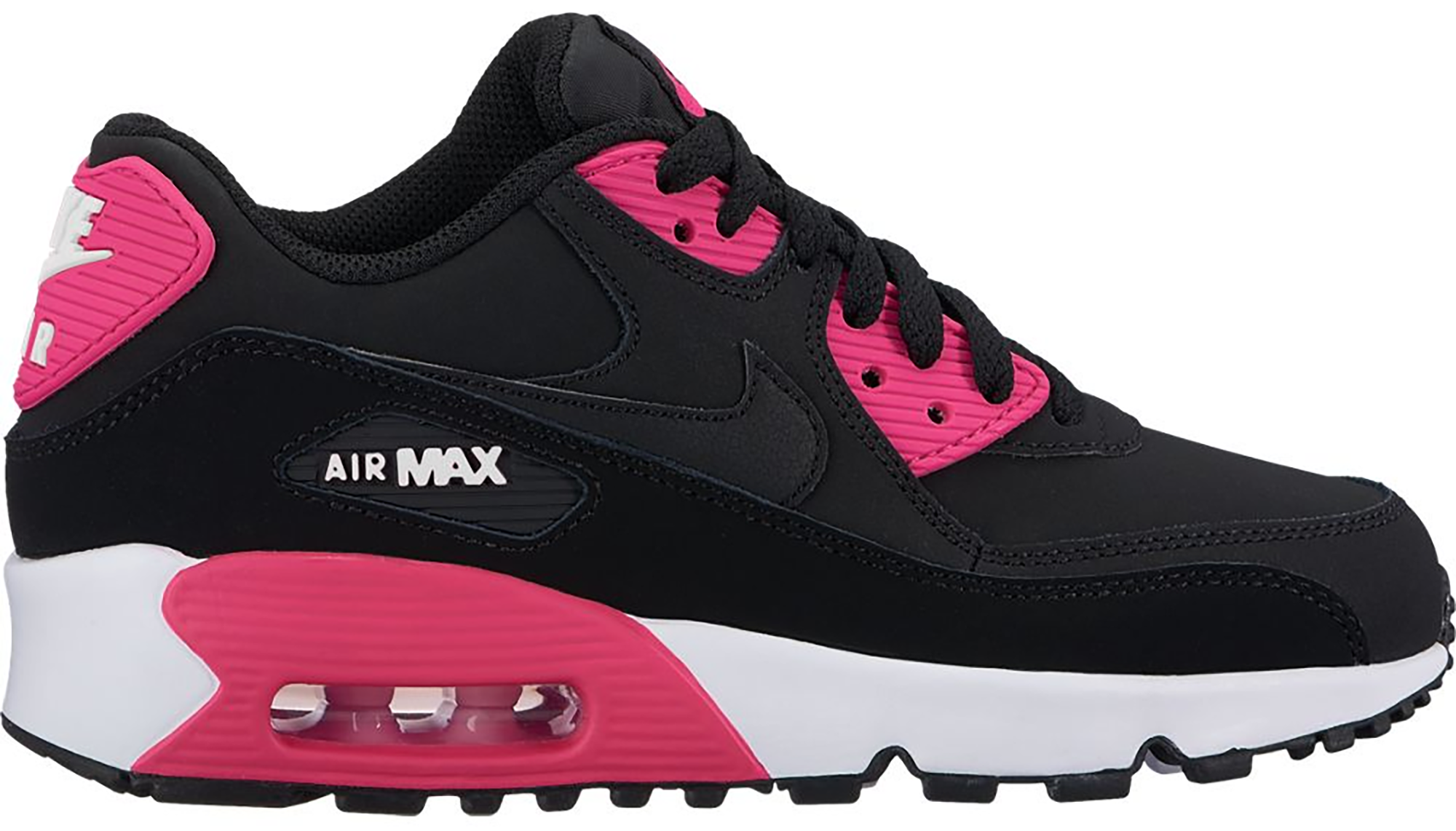 Nike Air Max 90 Leather Black Pink 