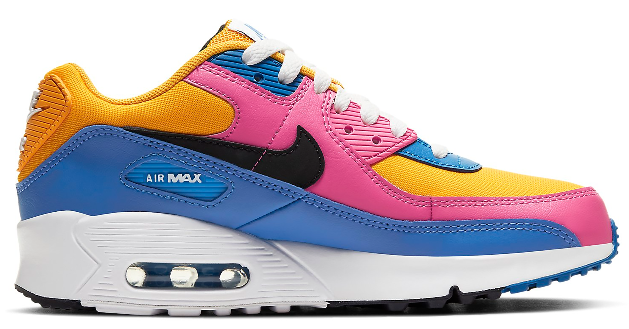 Nike Air Max 90 Leather Multi-Color (GS 