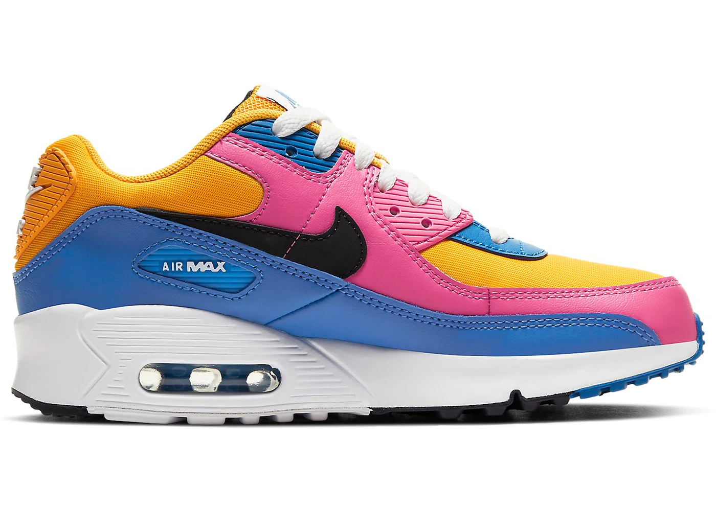 Nike Air Max 90 Leather Multi-Color (GS) Kids' - CD6864-700 - US