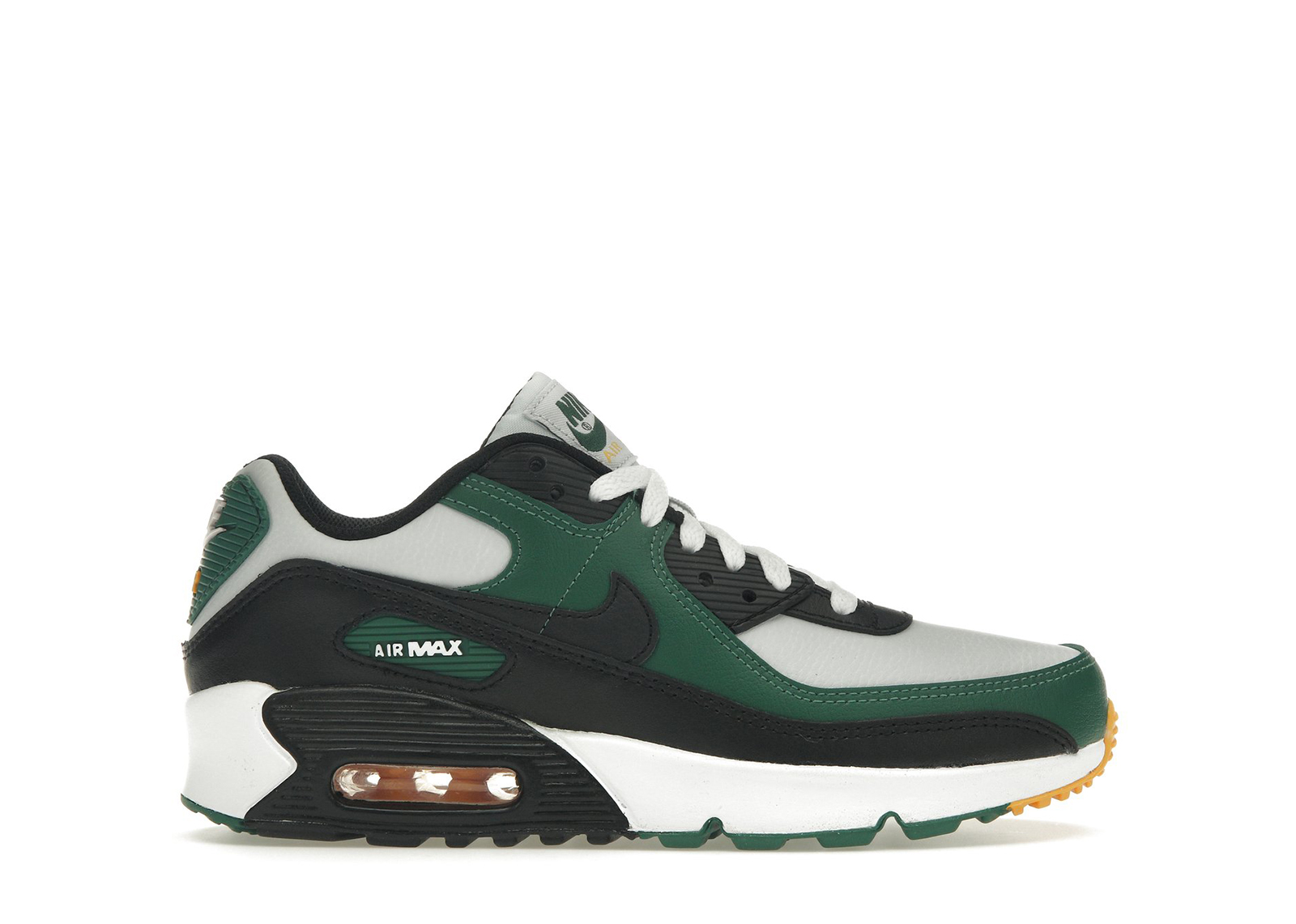 Nike Air Max 90 Leather Pure Platinum Gorge Green (GS) キッズ ...