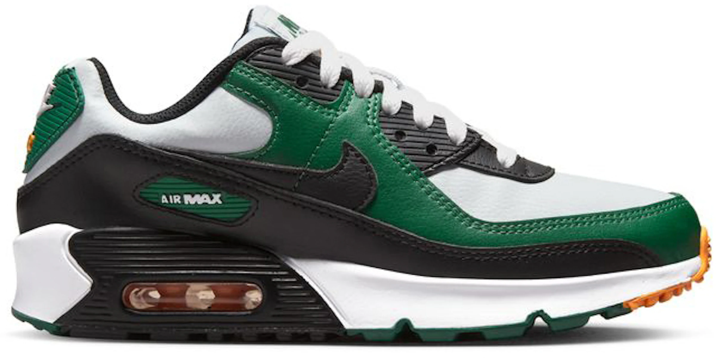 Nike Air Max 90 Leather Pure Platinum Gorge Green - - US