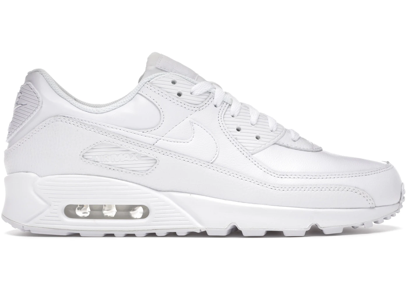 Sepatu Nike Nike 749747010 Nike Air Max 90 Leather Triple White Men S CZ5594 100 2025