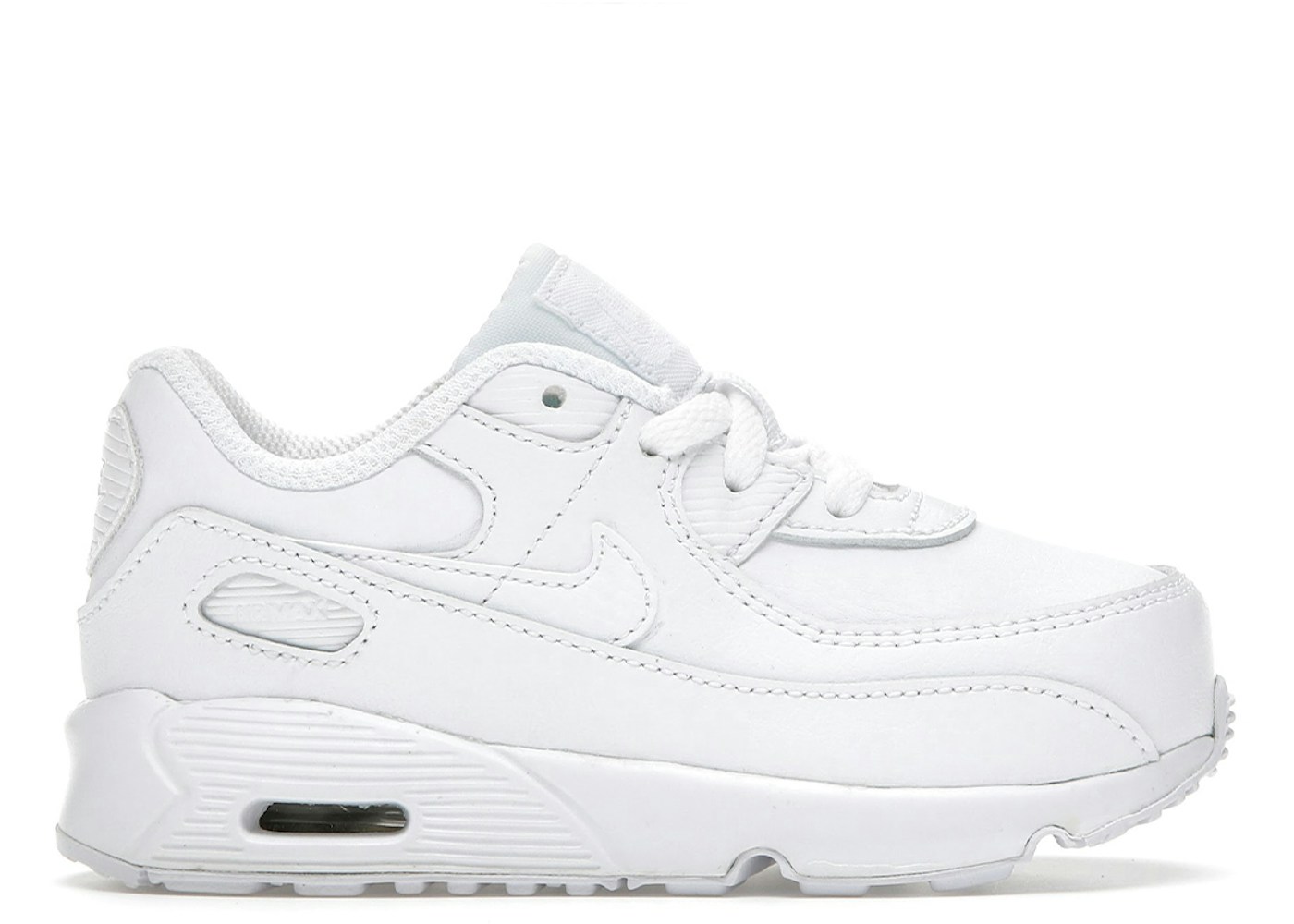 Nike Air Max 90 Leather Triple White (TD) - CD6868-100