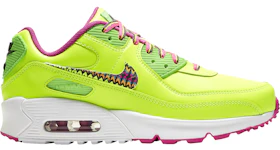 Nike Air Max 90 Leather Volt Fire Pink (GS)