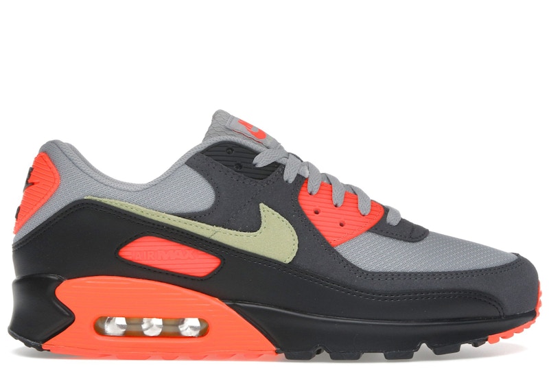 Nike Air Max 90 Light Smoke Grey Hyper Crimson Limelight Product