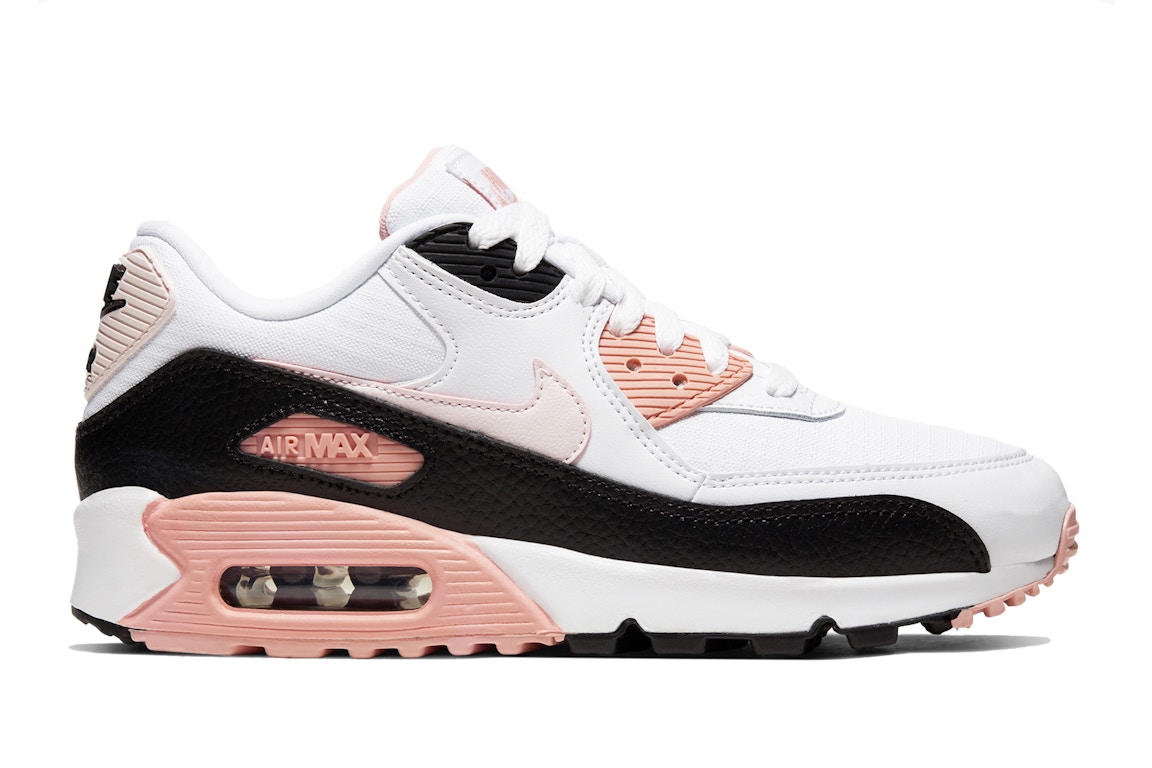 Pre-owned Nike Air Max 90 Light Soft Pink (women's) In White/light Soft Pink-black