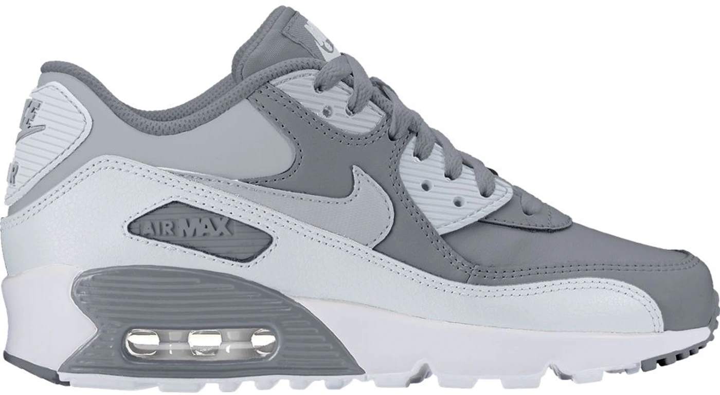 Nike Air Max 90 Ltr Cool Grey Wolf Grey (GS) キッズ - 833412-013 - JP