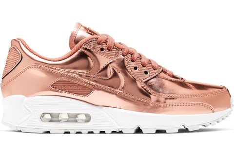 Nike Air Max 90 Metallic Rose Gold 2020 Women s CQ6639 600 US