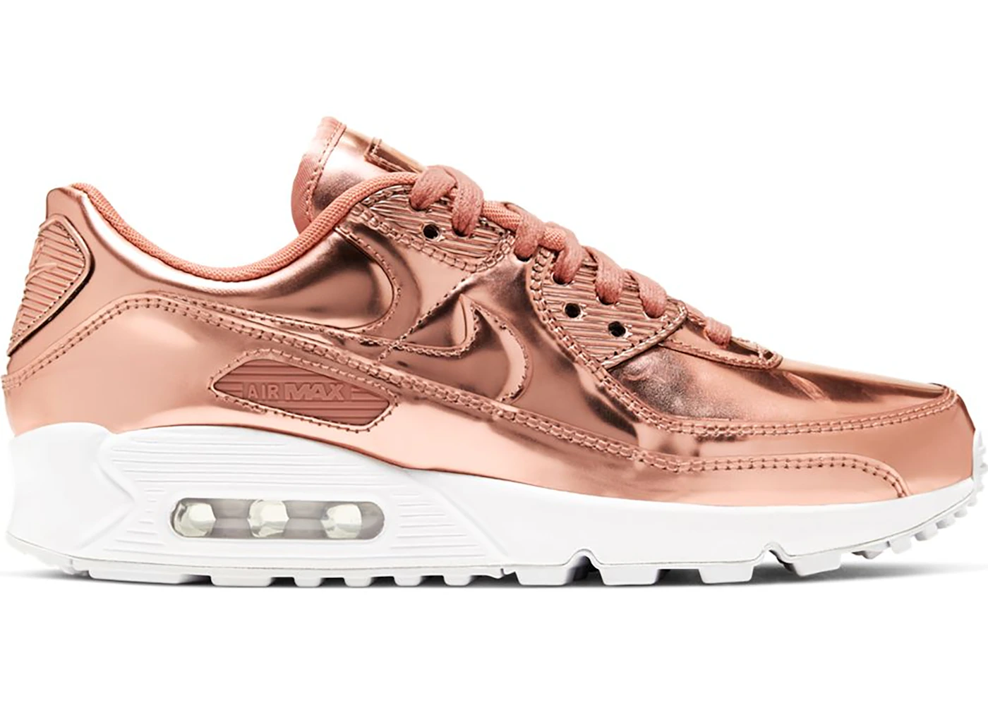 Rose gold top shoes nike