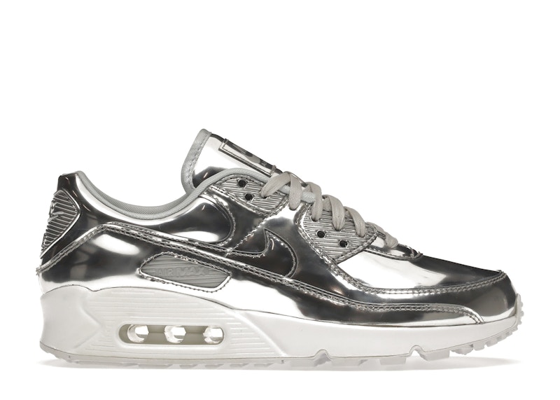 nike airmax 90 silver