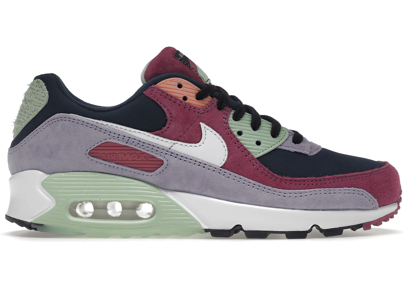 Nike Air Max 90 NRG Light Bordeaux Armory Navy Men's DM0035-500 US