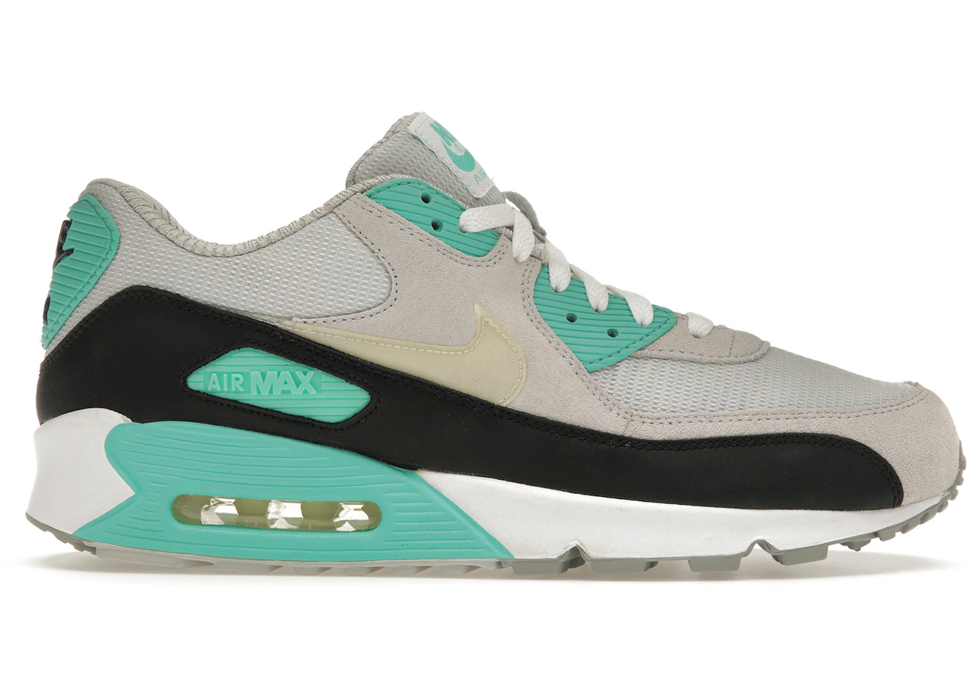 Nike Air Max 90 Neutral Grey Cool Mint (Women's) - 375572-011 - US