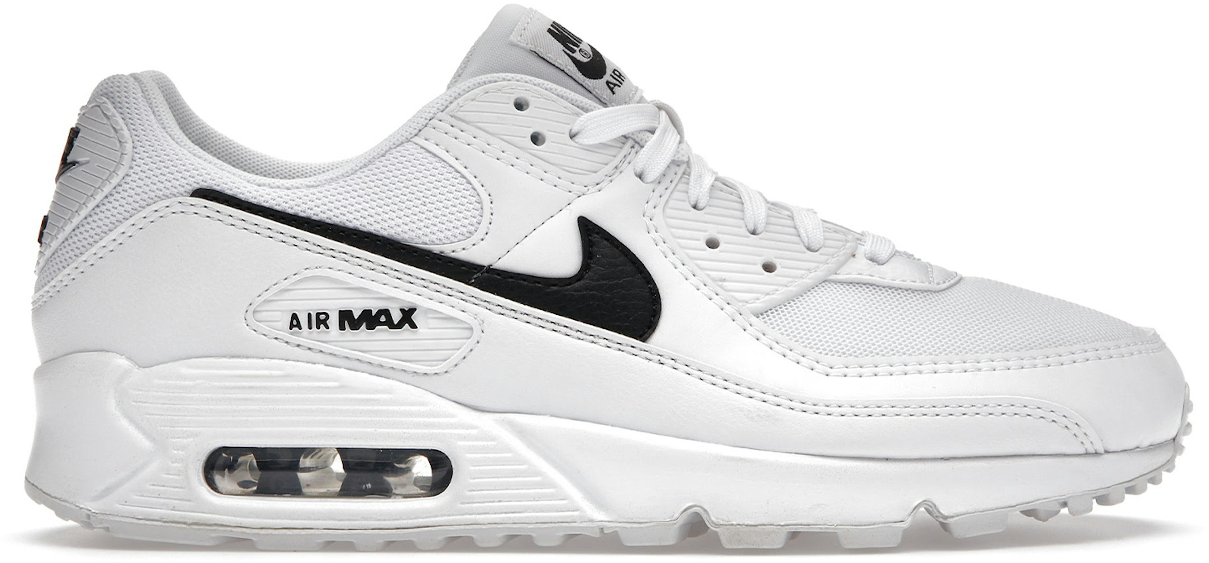 Verheugen toeter maniac Nike Air Max 90 Next Nature White Black (Women's) - DH8010-101 - US