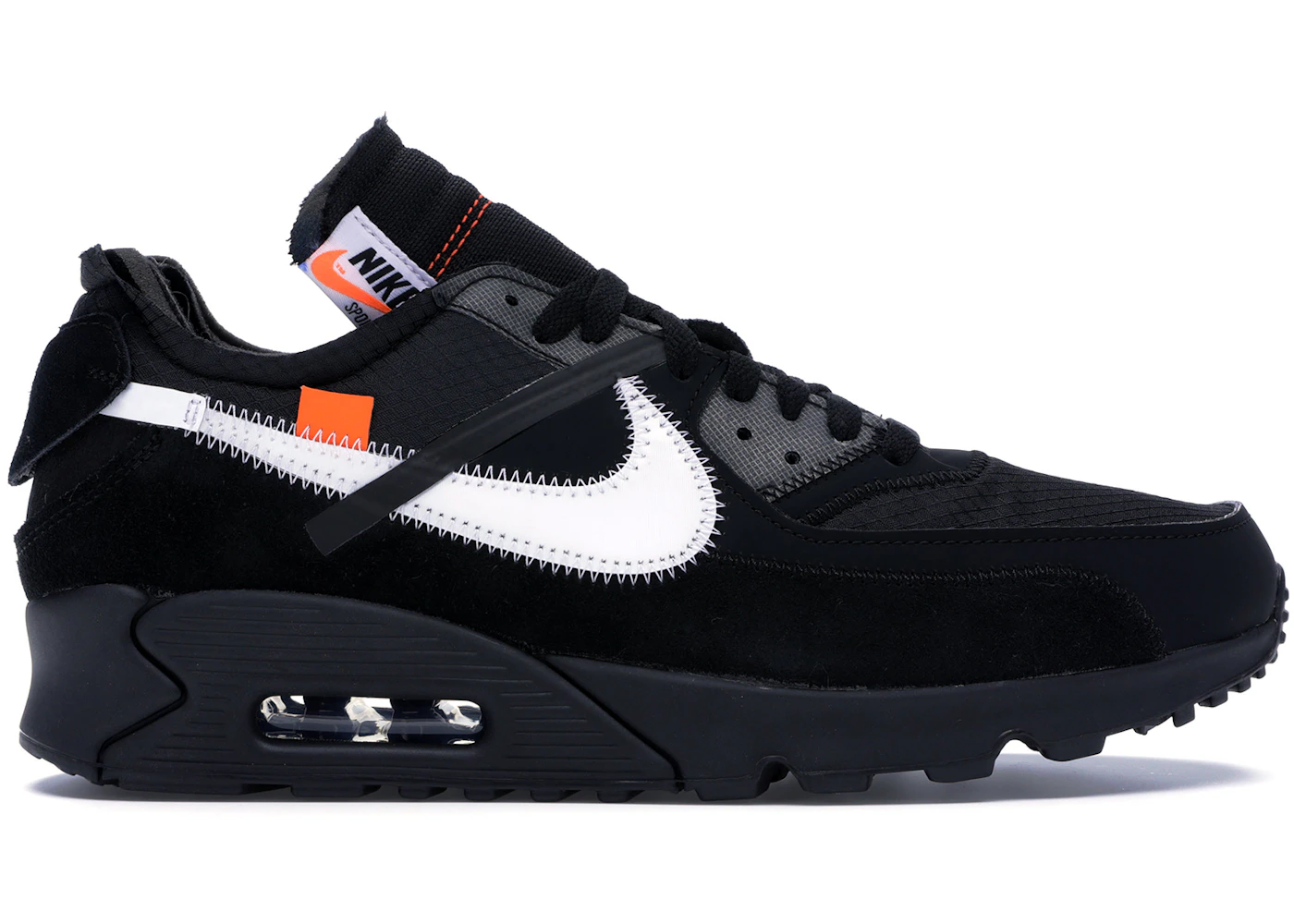 Nike Air Max 90 Off-White Black Men's AA7293-001 US
