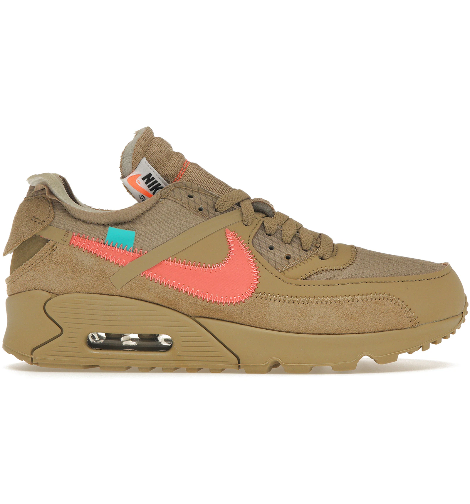 Nike Air Max 90 OFF-WHITE Desert Ore - AA7293-200 - US Nike Air Max 90 Off-White Desert Ore - Aa7293-200 - Us