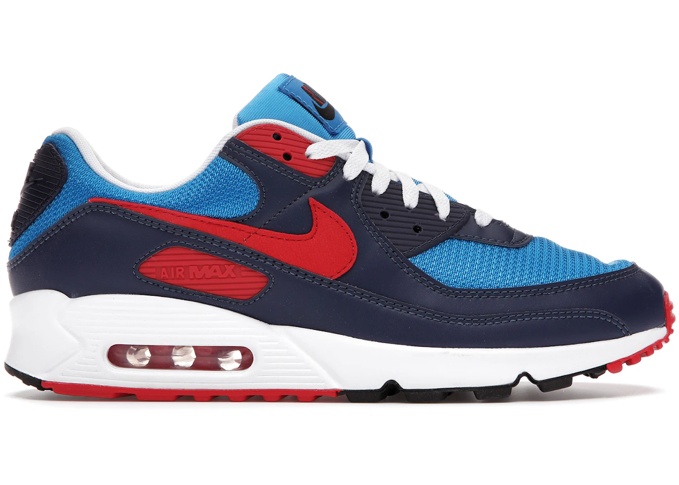 Nike Air Max 90 Photo Blue Navy Men's - CT1687-400 - US