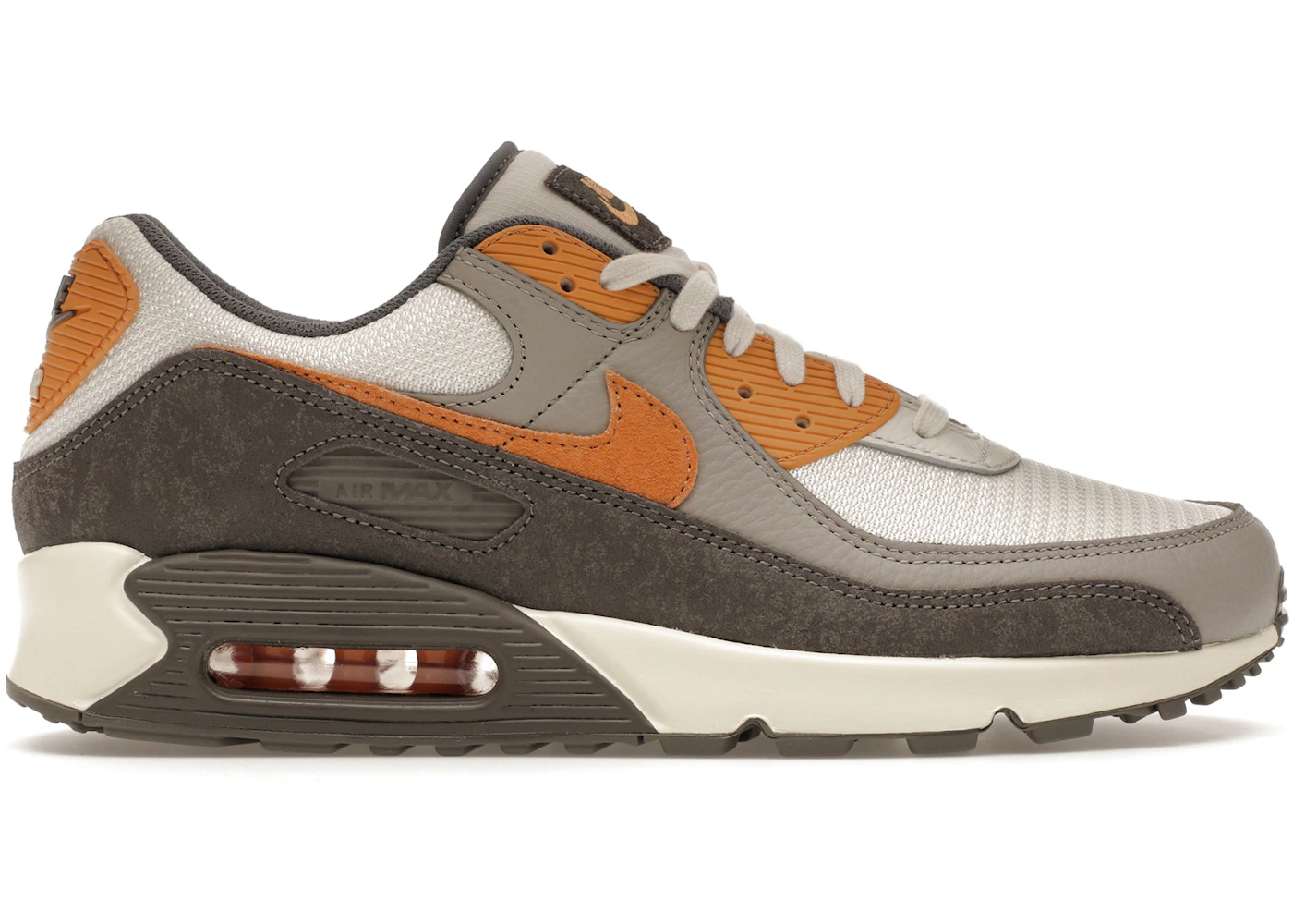 Nike Air Max 90 Premium Flat Pewter College Grey Phantom Copper Moon