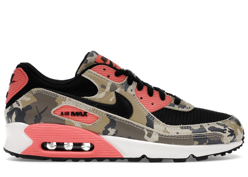 Nike Air Max 90 Premium Magic Ember Camo Men's - IF1721-200 - US