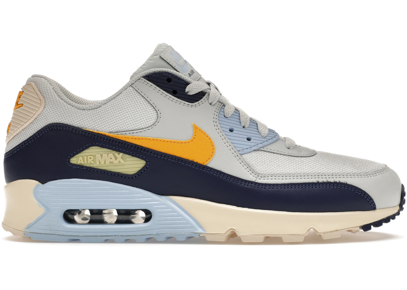HOT Blue Void Nike Air Max 90 Essential Blue Grey Shoes Nike