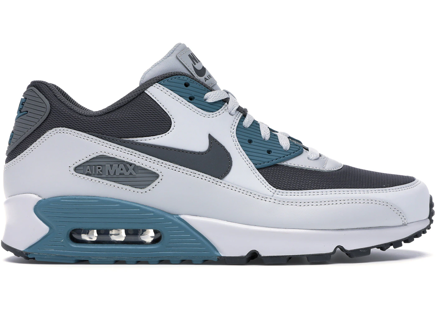 Nike Air Max 90 Pure Platinum Noise Aqua Men's - 537384-086 - US