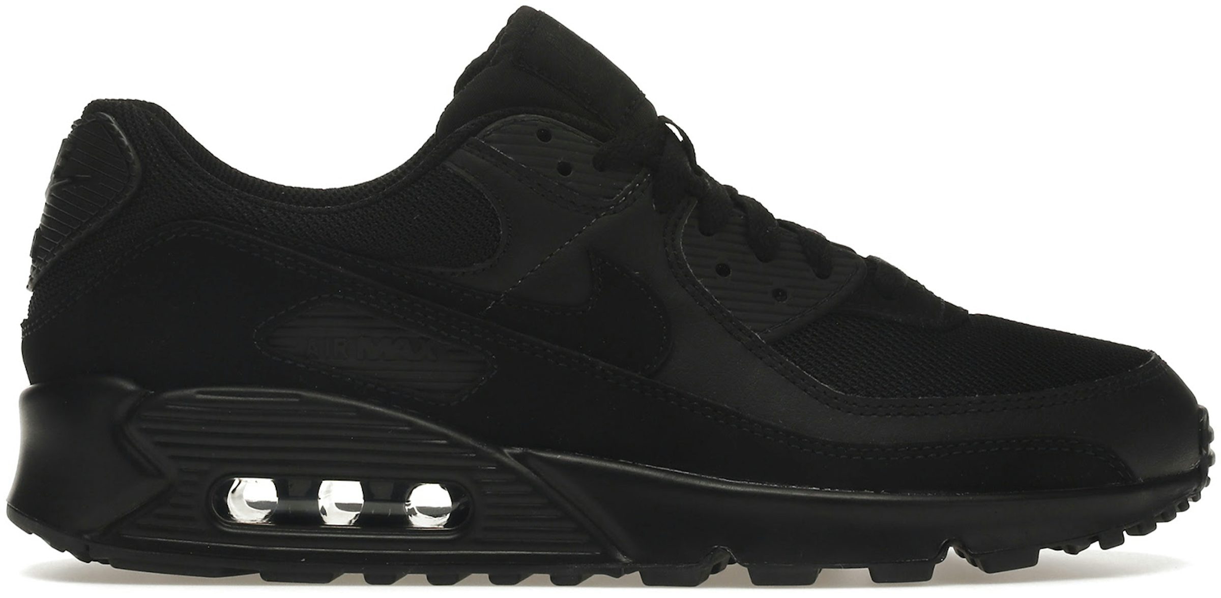 Off - Nike Air Max 90 Recraft trainers in black grey - White x