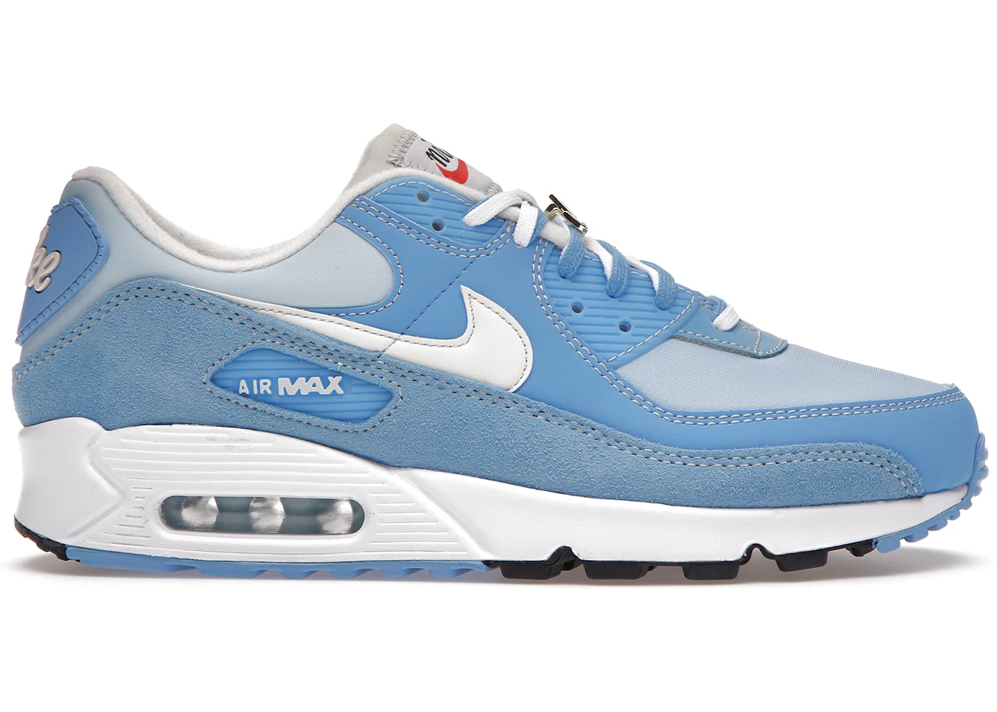 University Blue Airmax 90 White Blue Wmns Air Max 90 'First Use
