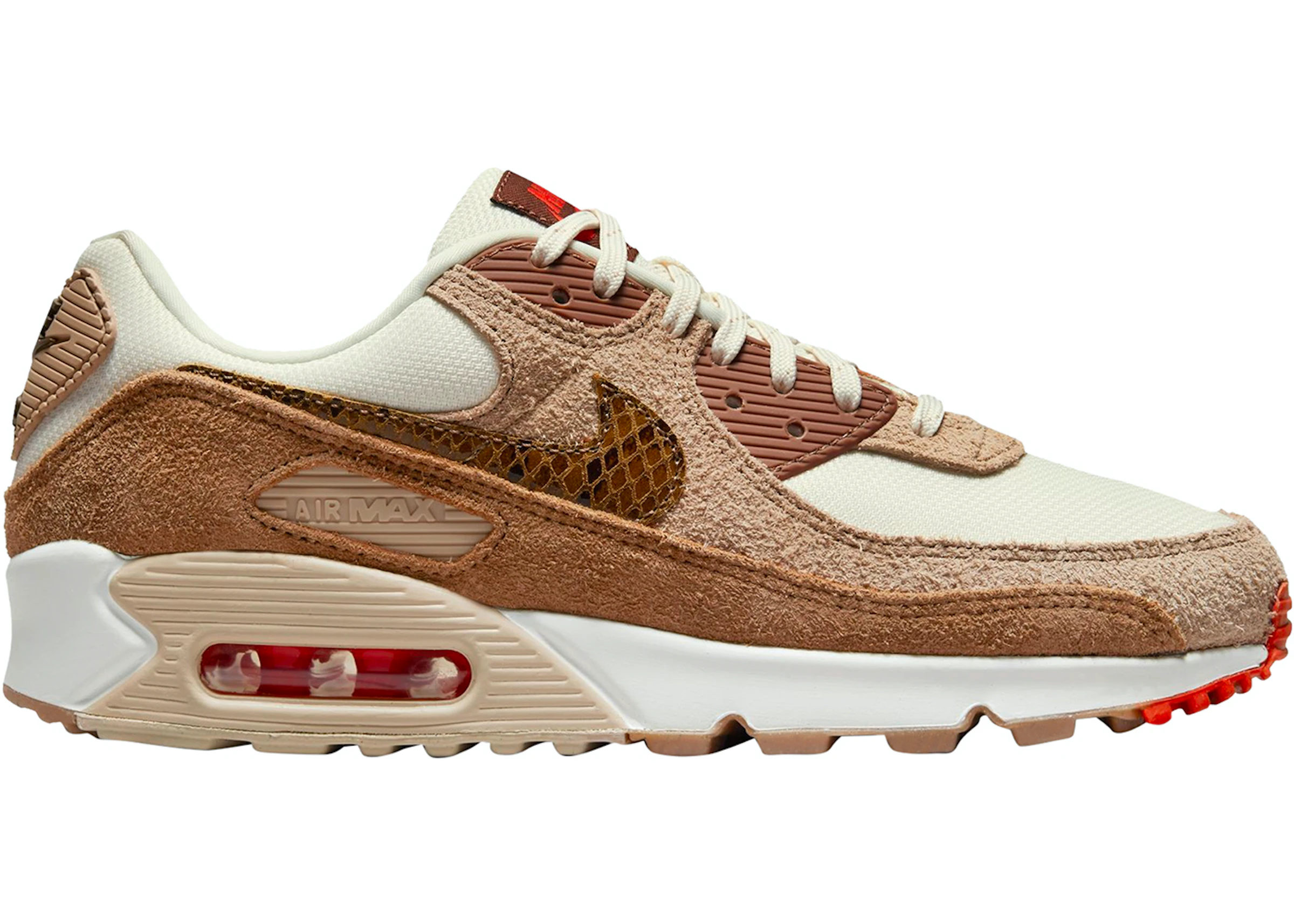 Rotate Tropical gang Nike Air Max 90 SE Pale Ivory Snakeskin Swoosh (W) - DX9502-100 - US
