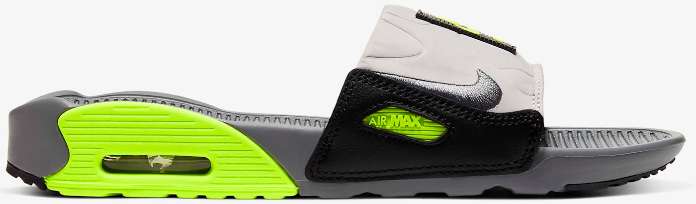 Nike Air Max Slide Smoke Grey Volt Black (Women's) - CT5241-001 - US