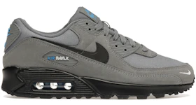 Nike Air Max 90 Smoke Grey Light Photo Blue Metallic Silver Black
