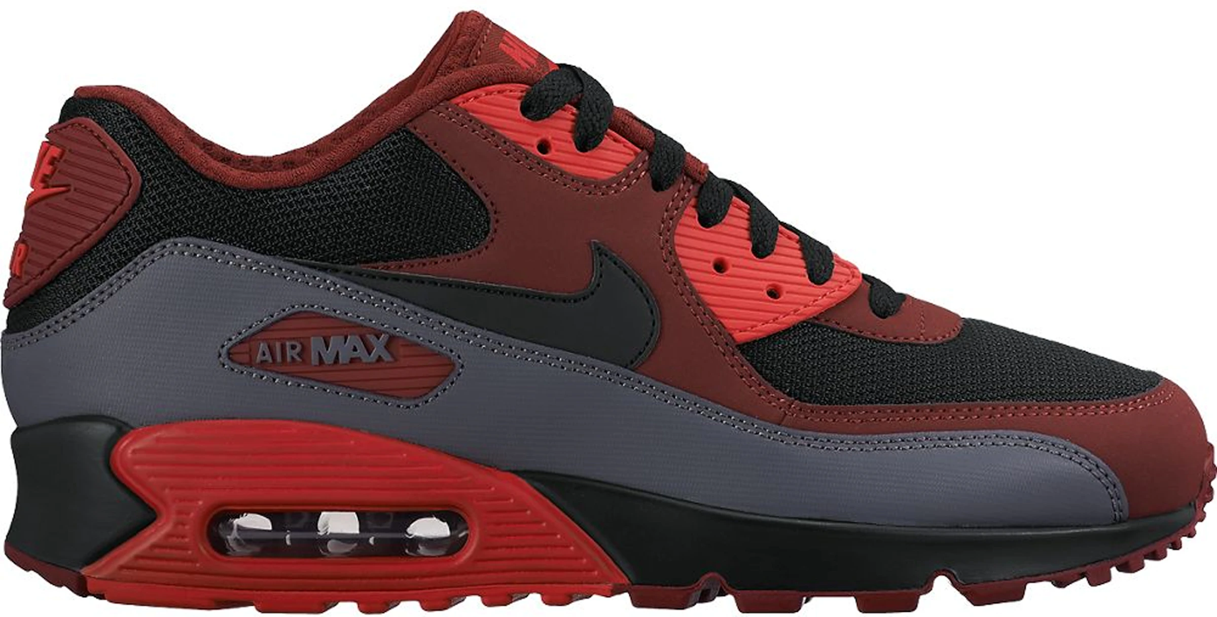 Nike Air Max 90 Red Black Dark Grey 537384-603 - ES