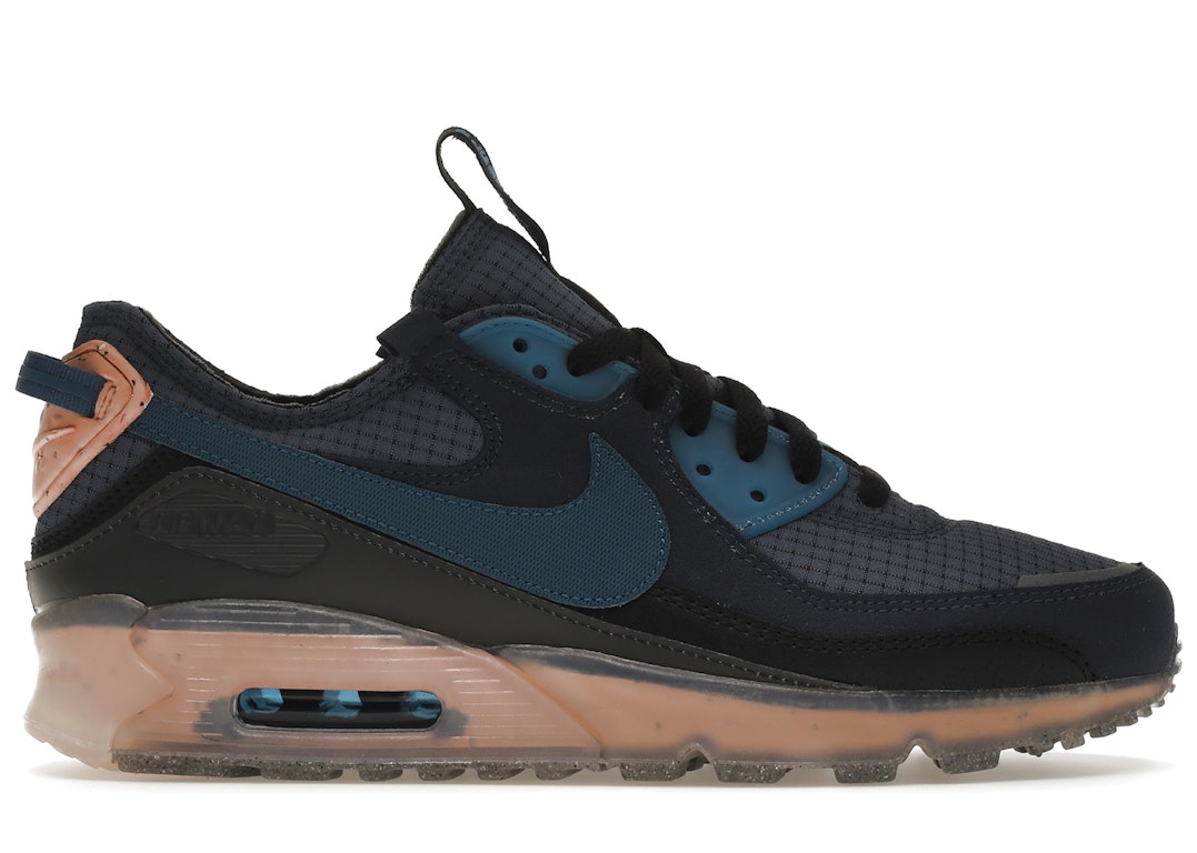 Pre-owned Nike Air Max 90 Terrascape Obsidian In Obsidian/thunder Blue/light Madder Root