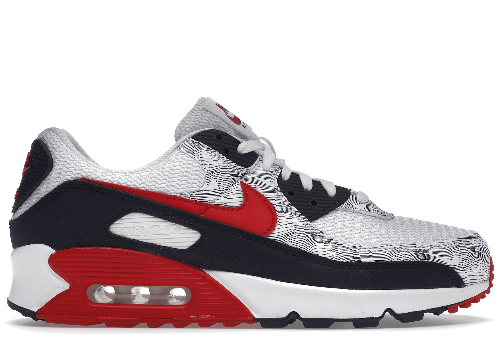 Nike Air Max 90 Topography White University Red