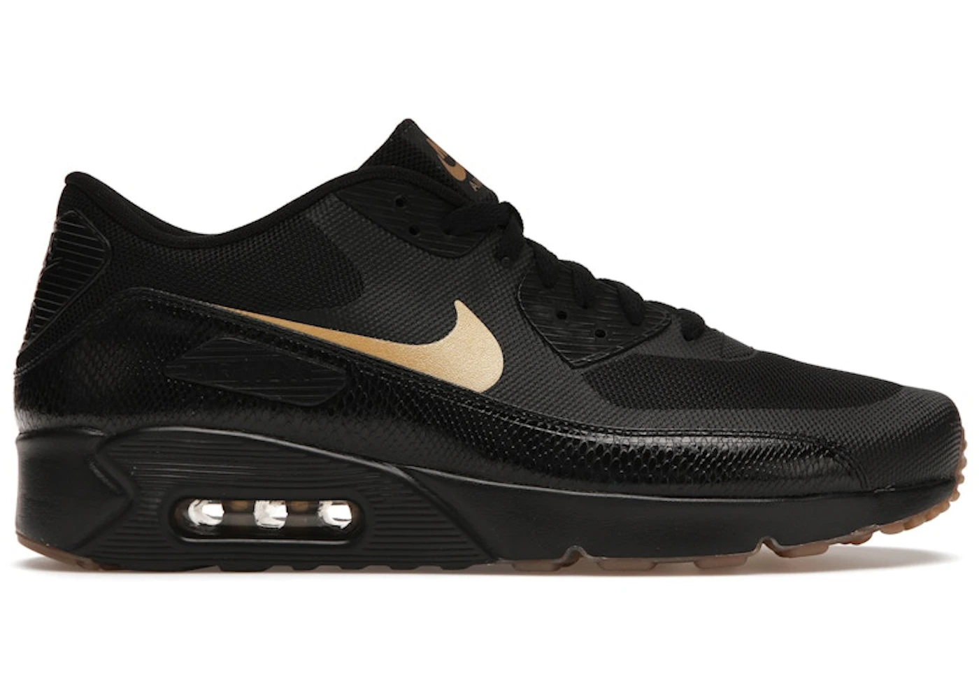 Nike Air Max 90 Ultra Negro Dorado Hombre 875695-016 US