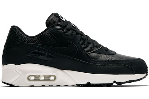 Nike Air Max 90 Ultra 2.0 Leather Black Men s 924447 001 US